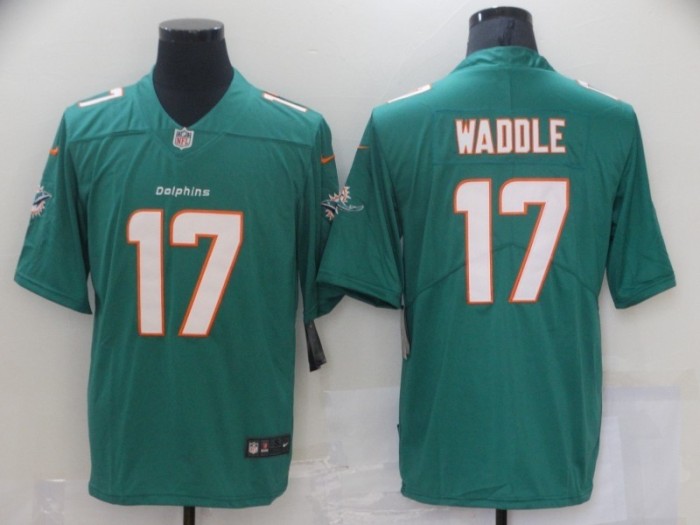 Dolphins 17 Jaylen Waddle Aqua Vapor Limited Jersey