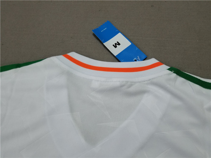Retro Jersey 1990 Ireland Away White Soccer Jersey Vintage Football Shirt