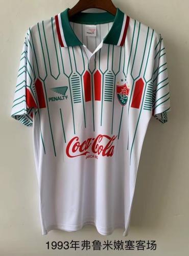 Retro Jersey 1993 Fluminense Away White Soccer Jersey Vintage Football Shirt