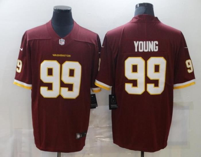 Washington Redskins 99 YOUNG Maroon NFL Jersey