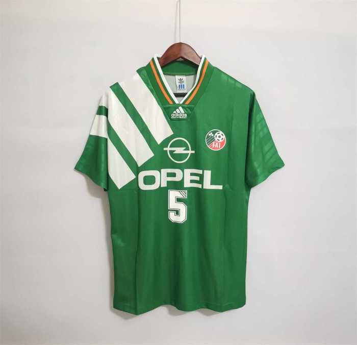 Retro Jersey 1992-1994 Ireland 5 Home Soccer Jersey Vintage Football Shirt