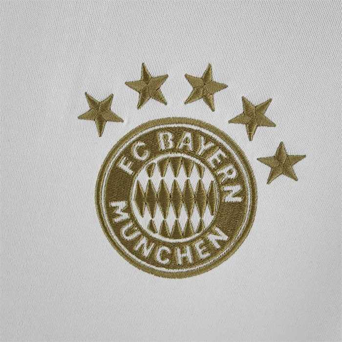 Retro Jersey 2022-2023 Bayern Munich Away White Soccer Jersey Bayern Munchen Football Shirt