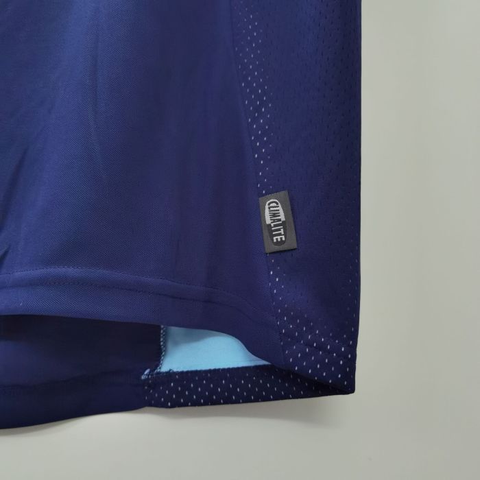 Retro Jersey 2002 Argentina Away Blue Soccer Jersey Vintage Football Shirt
