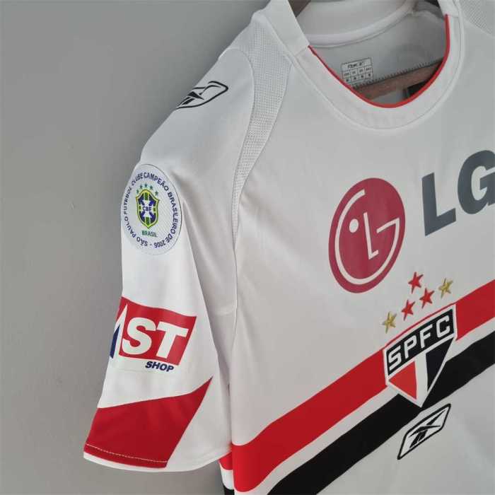 Retro Jersey 2006 Sao Paulo Home Soccer Jersey Vintage Football Shirt