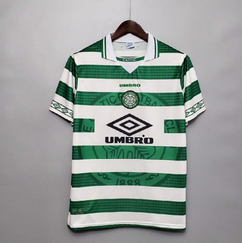 Retro Jersey 1998-1999 Celtic Home Soccer Jersey Vintage Football Shirt