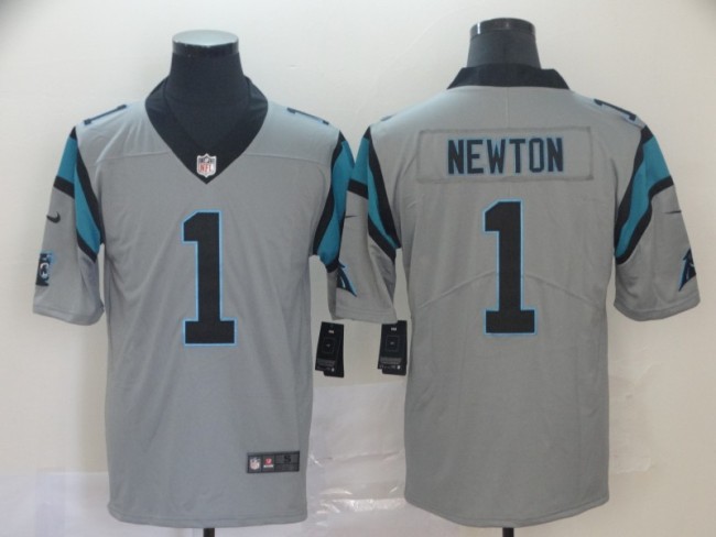Carolina Panthers 1 Cam Newton Silver Inverted Legend Limited Jersey