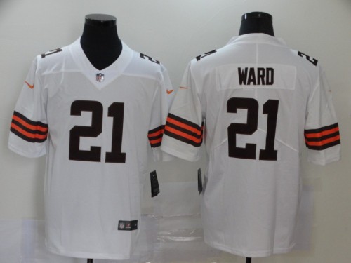 Cleveland Browns 21 Denzel Ward White 2020 New Vapor Untouchable Limited Jersey