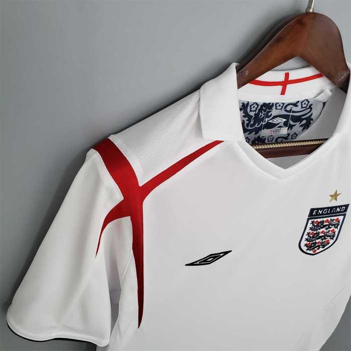 Retro Jersey 2006 England Home Soccer Jersey Vintage Football Shirt