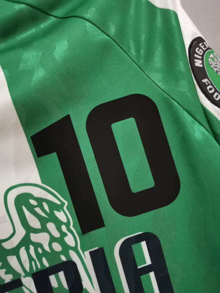 Retro Jersey 1996 Nigeria OKOCHA 10 Home Vintage Soccer Jersey
