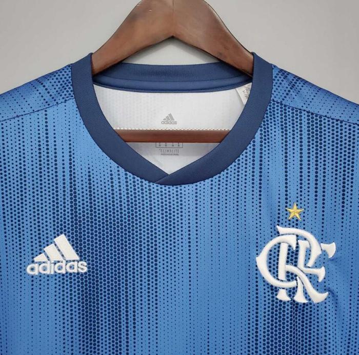Retro Jersey 2018-2019 Flamengo Third Away Blue Soccer Jersey