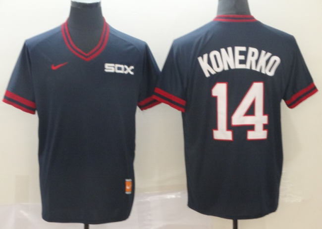2019 Chicago White Sox# 14 KONERKO BlackMLB Jersey
