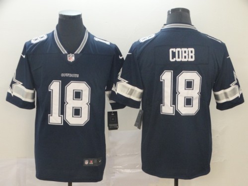 Dallas Cowboys 18 Randall Cobb Navy Vapor Untouchable Limited Jersey