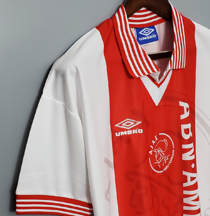 Retro Jersey 1995-1996 Ajax Home Soccer Jersey Vintage Football Shirt