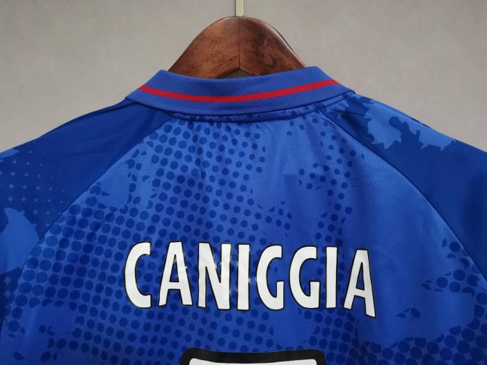 Retro Jersey 2002-2003 Rangers CANIGGIA 7 Home Soccer Jersey Vintage Football Shirt