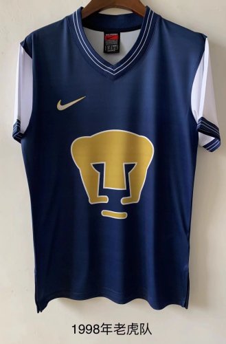 Retro Jersey 1996-1998 Pumas UNAM Mexiko Blue Soccer Jersey