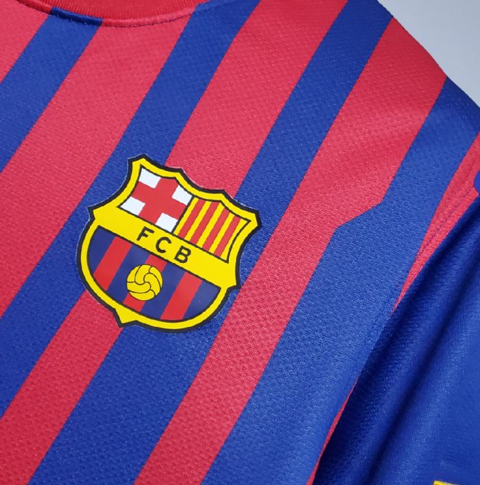 with LFP+TV3 Patch Retro Jersey 2011-2012 Barcelona Home Soccer Jersey
