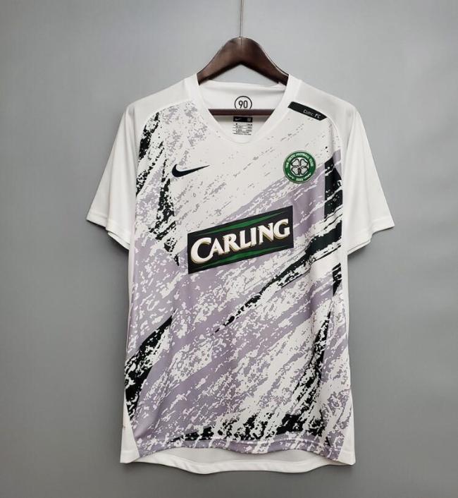 Retro Jersey 2007-2008 Celtic Away White Soccer Jersey