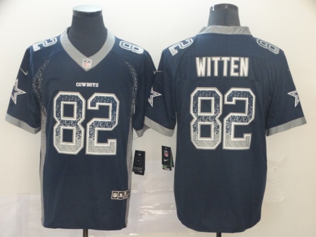Dallas Cowboys 82 Jason Witten Navy Drift Fashion Limited Jersey
