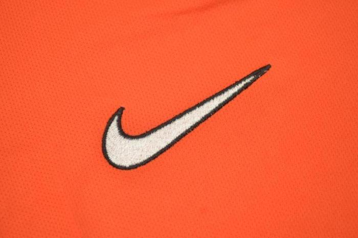 with Front Lettering Retro Jersey 1998 Neterlands Home Soccer Jersey Vintage Football Shirt