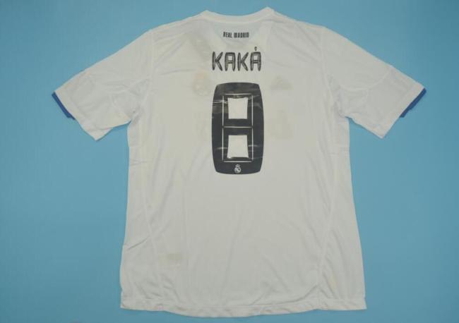 Retro Jersey 2010-2011 Real Madrid 8 KAKA Home Soccer Jersey