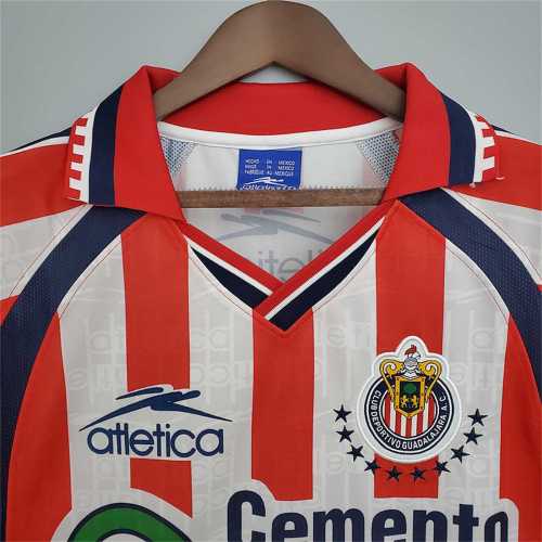Retro Jersey 1999-2000 Chivas Home Soccer Jersey Vintage Football Shirt