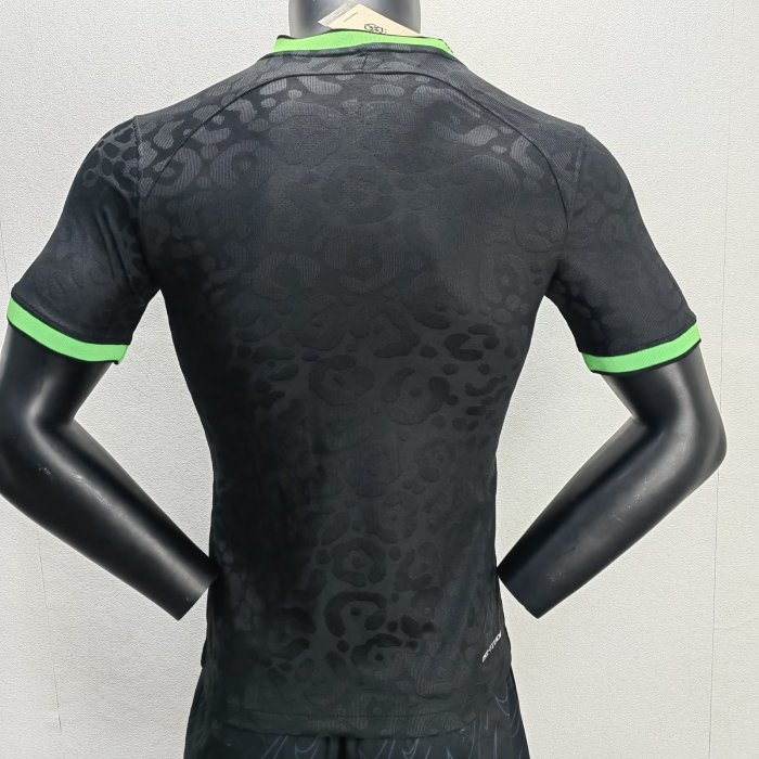 2022 Player Version Brazil Black Soccer Jersey