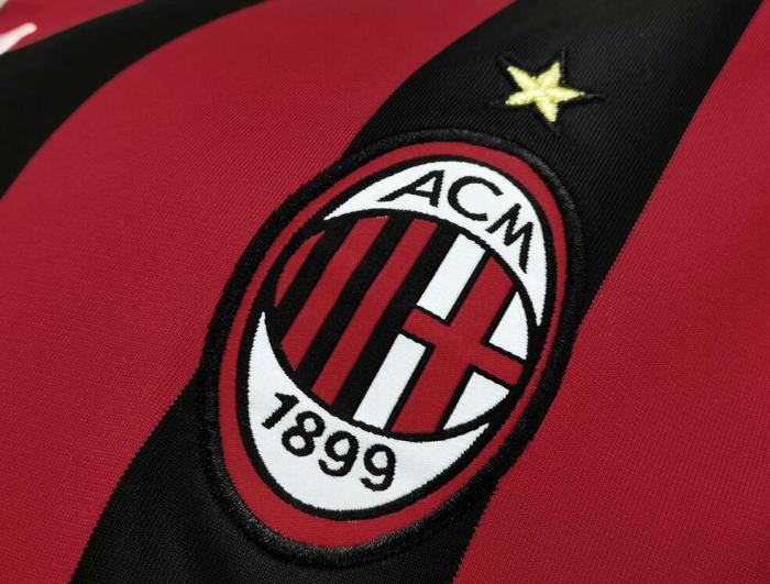 Retro Jersey Long Sleeve 2009-2010 Ac Milan Home Soccer Jersey