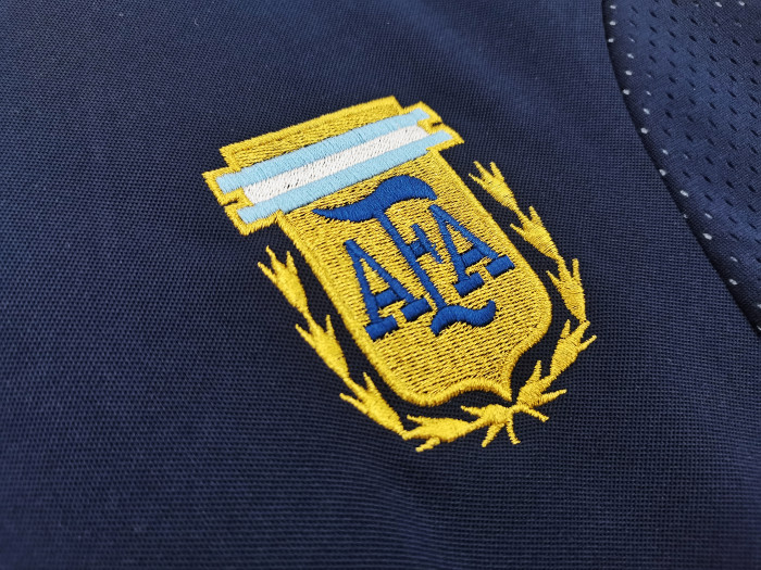 Retro Jersey 2002 Argentina Away Soccer Jersey Vintage Football Shirt