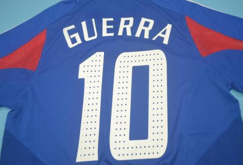 Retro Jersey 2004 France 10 GUERRA Home Soccer Jersey