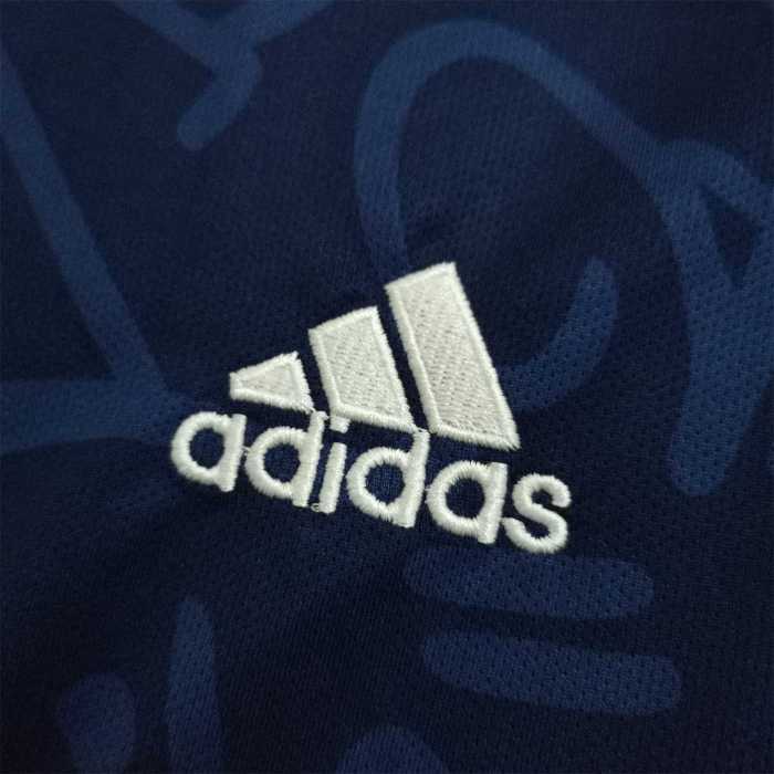 Retro Jersey 2021-2022 Real Madrid Away Blue Soccer Jersey Vintage Football Shirt