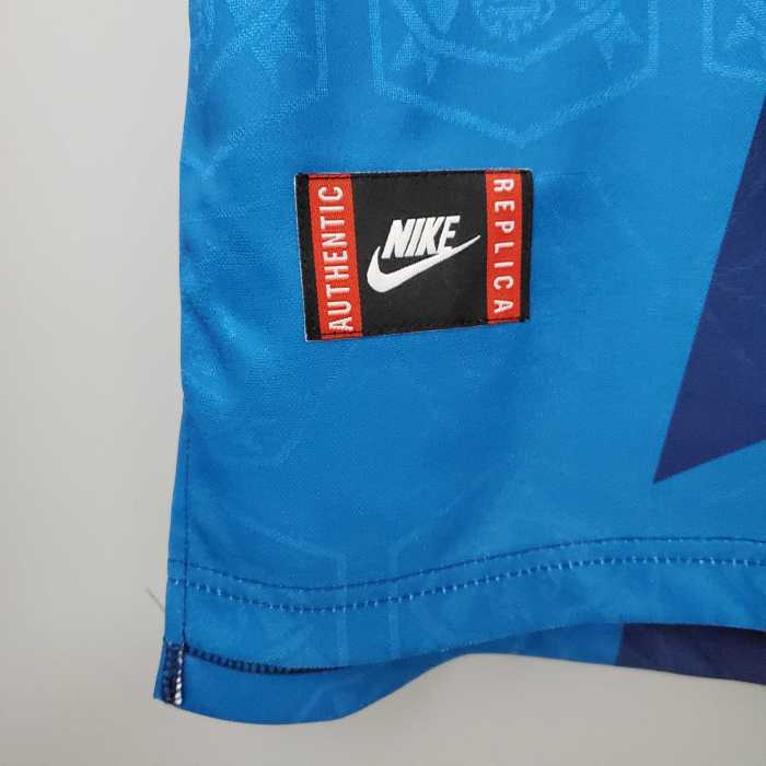 Retro Jersey 1995-1996 Arsenal Away Blue Soccer Jersey Vintage Football Shirt