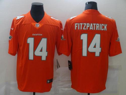 Dolphins 14 Minkah Fitzpatrick Orange Inverted Legend Limited Jersey