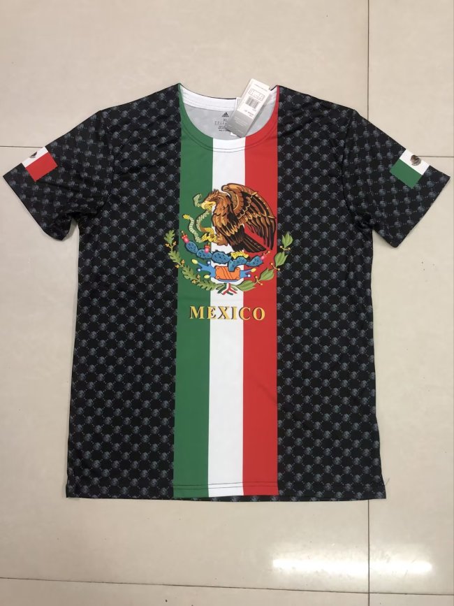 2022 Mexico Black Soccer Training Jersey