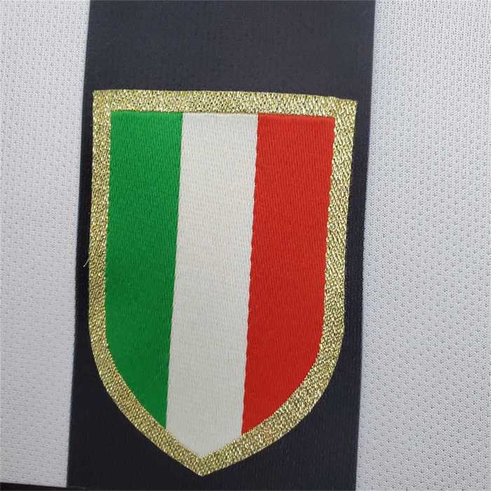 with Scudetto Patch Retro Jersey 2014-2015 Juventus Home Soccer Jersey Vintage Football Shirt