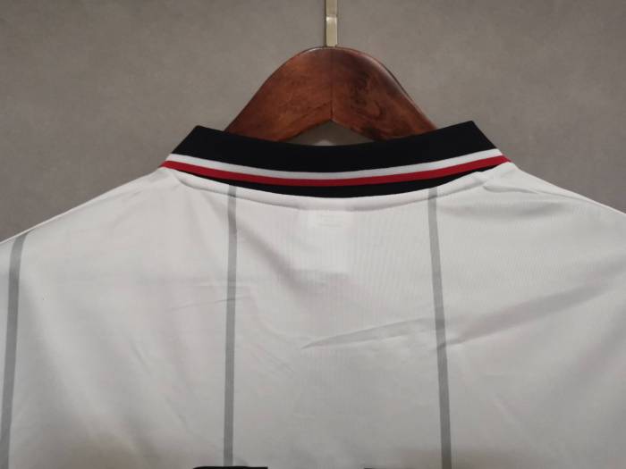Retro Jersey 1997-1999 Rangers Away White/Black  Soccer Jersey
