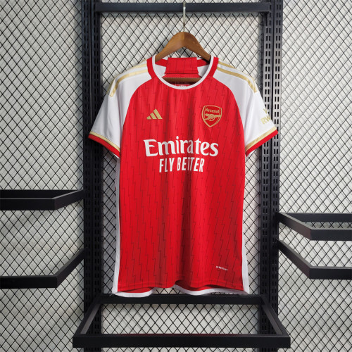 EPL Fonts SAKA 7 Shirt for 2023-2024 Arsenal Home Soccer Jersey Fan Version Arsenal Football Shirt
