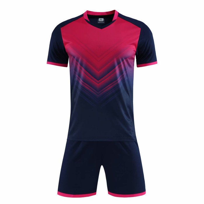 Royal Blue 6317 DIY Soccer Training Uniforms Custom Jersey and Shorts and Socks