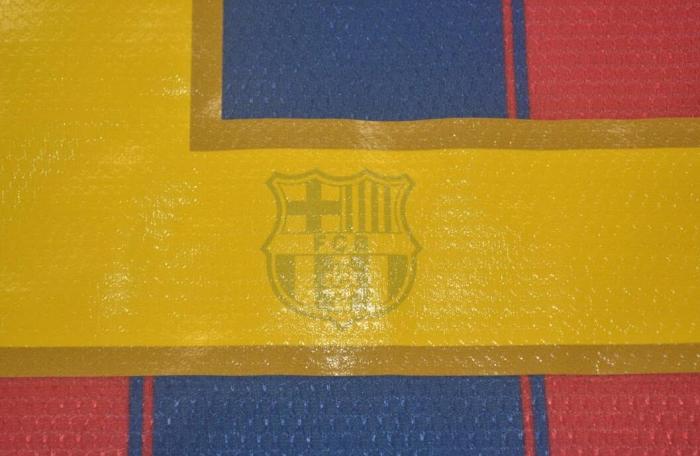 with LFP Patch Retro Jersey 2009-2010 Barcelona DANI ALVES 2 Home Soccer Jersey