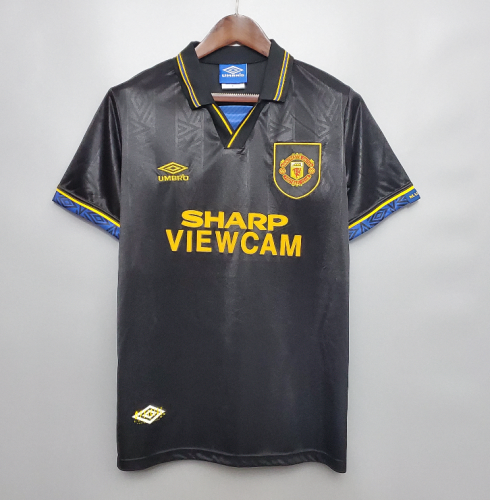Retro Jersey 1993-1995 Manchester United Away Soccer  Jersey