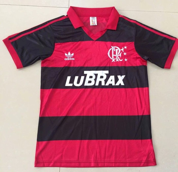 Retro Jersey 1990 Flamengo Home Soccer Jersey Vintage Football Shirt