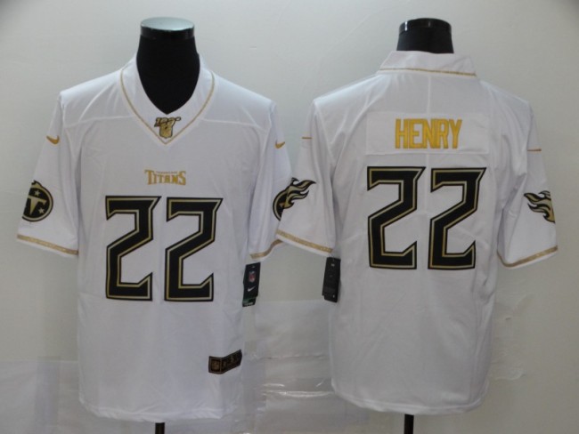 Tennessee Titans 22 HENRY White NFL Jersey