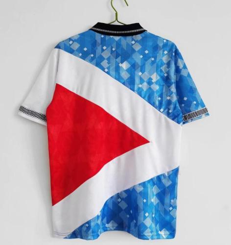 Retro Jersey 1990 England 90's Version Colorful Soccer Jersey by Score Draw