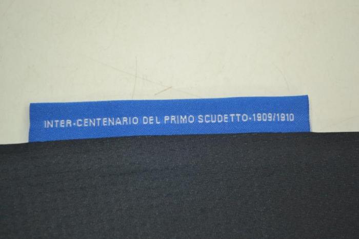with Front Lettering+Scudetto+UCL Patch Retro Jersey Long Sleeve Inter Milan 2009-2010 Home UCL Final Soccer Jersey