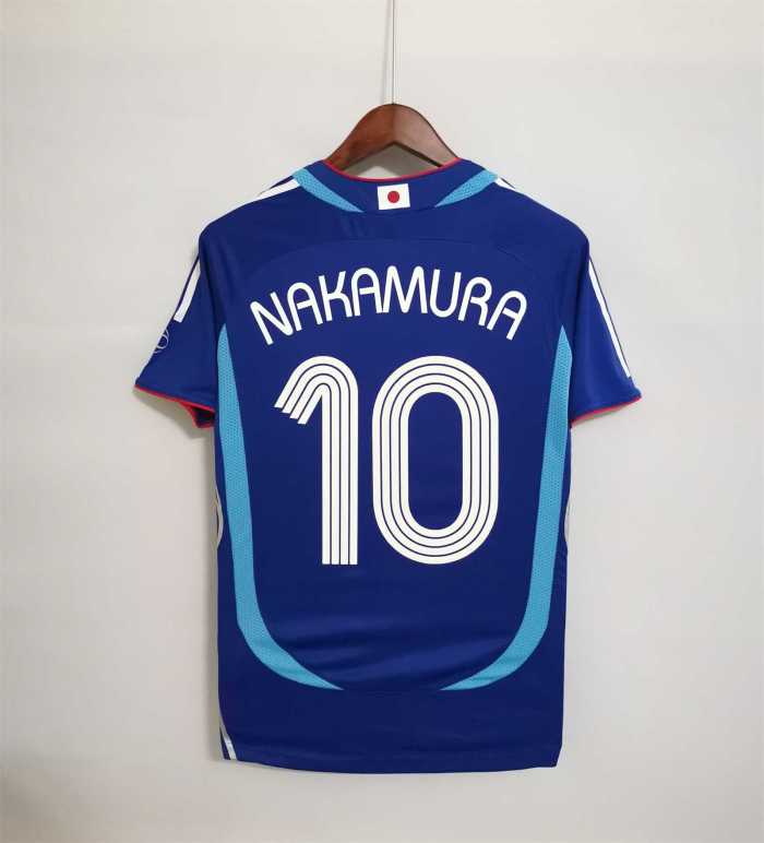 Retro Jersey 2006 Japan NAKAMURA 10 Home Vintage Soccer Jersey