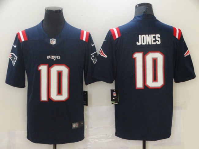 Patriots 10 Mac Jones Navy 2021 Draft Vapor Limited Jersey