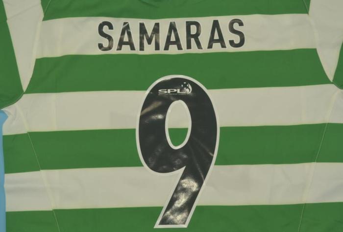 Retro Jersey 2005-2006 Celtic 9 SAMARAS Home Soccer Jersey