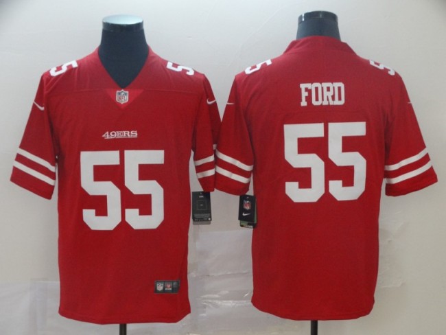 San Francisco 49ers 55 Dee Ford Red Vapor Untouchable Limited Jersey