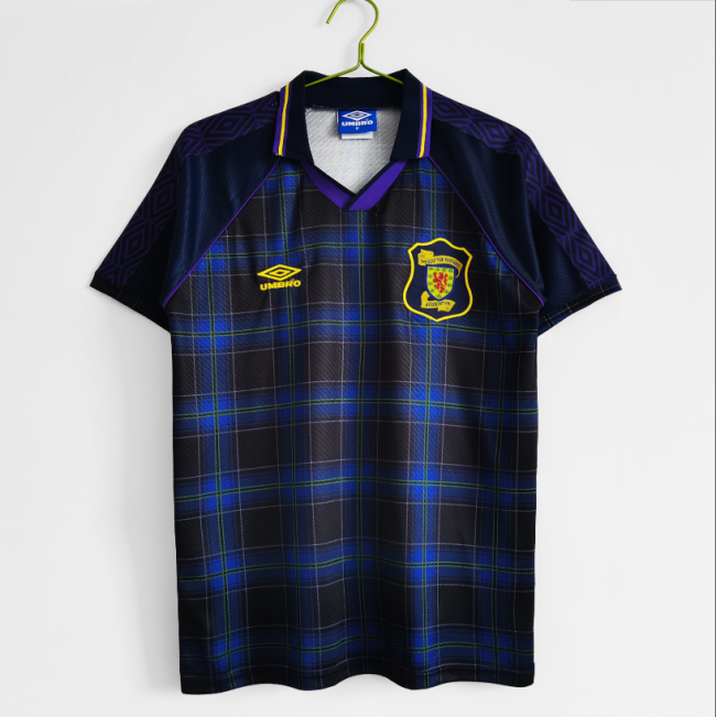 Retro Jersey 1994-1996 Scotland Home Soccer Jersey Vintage Football Shirt