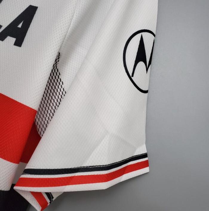 Retro Jersey Sao Paulo 1999-2000 Home White Soccer Jersey Vintage Football Shirt