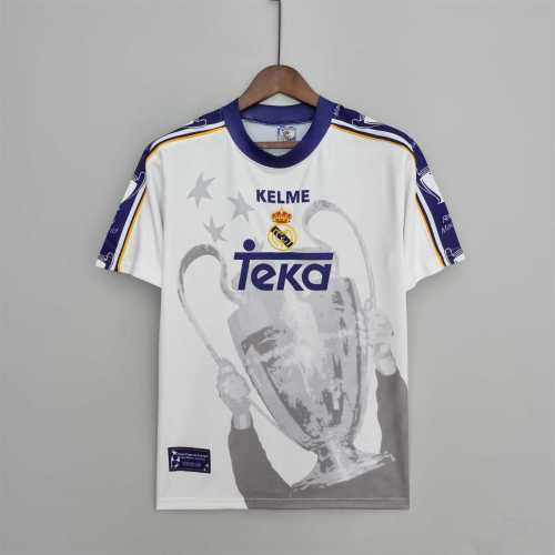 Retro Jersey 1997-1998 Real Madrid Champions League 7 Champions Commemorative Edition Soccer Jersey
